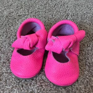 Pink Freshly Picked Baby Moccasins